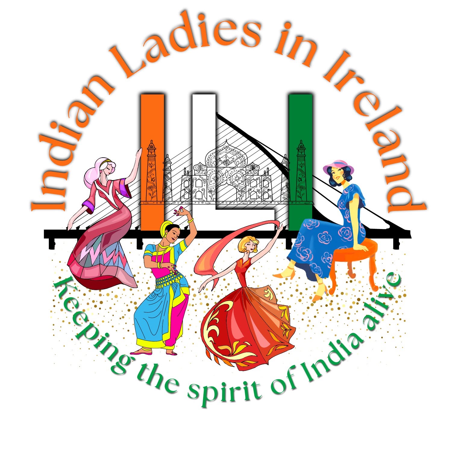 Indian Ladies in Ireland logo