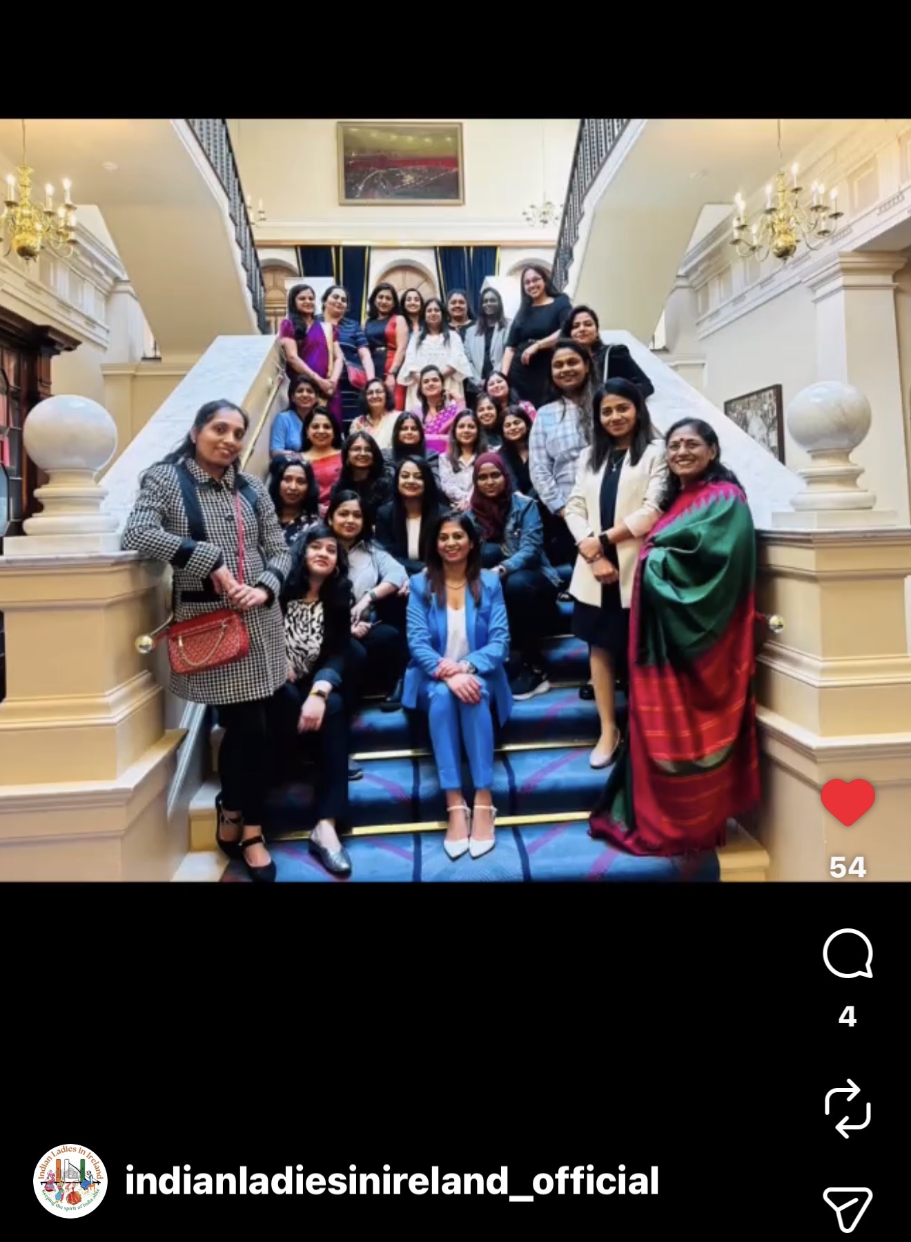 Indian Ladies in Ireland Visit the Irish Parliament