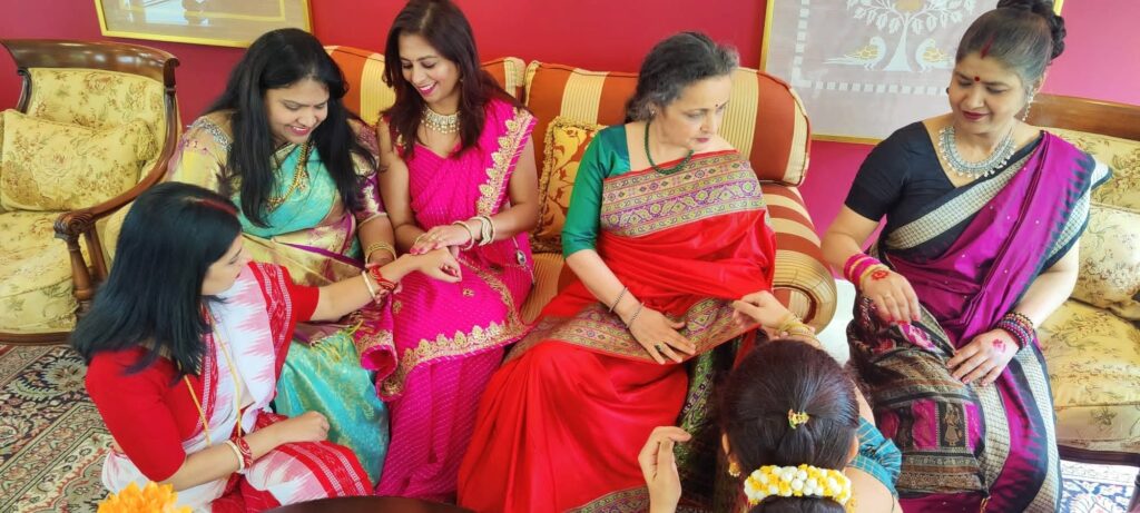 Indian Ladies in Ireland Saga of Sarees event