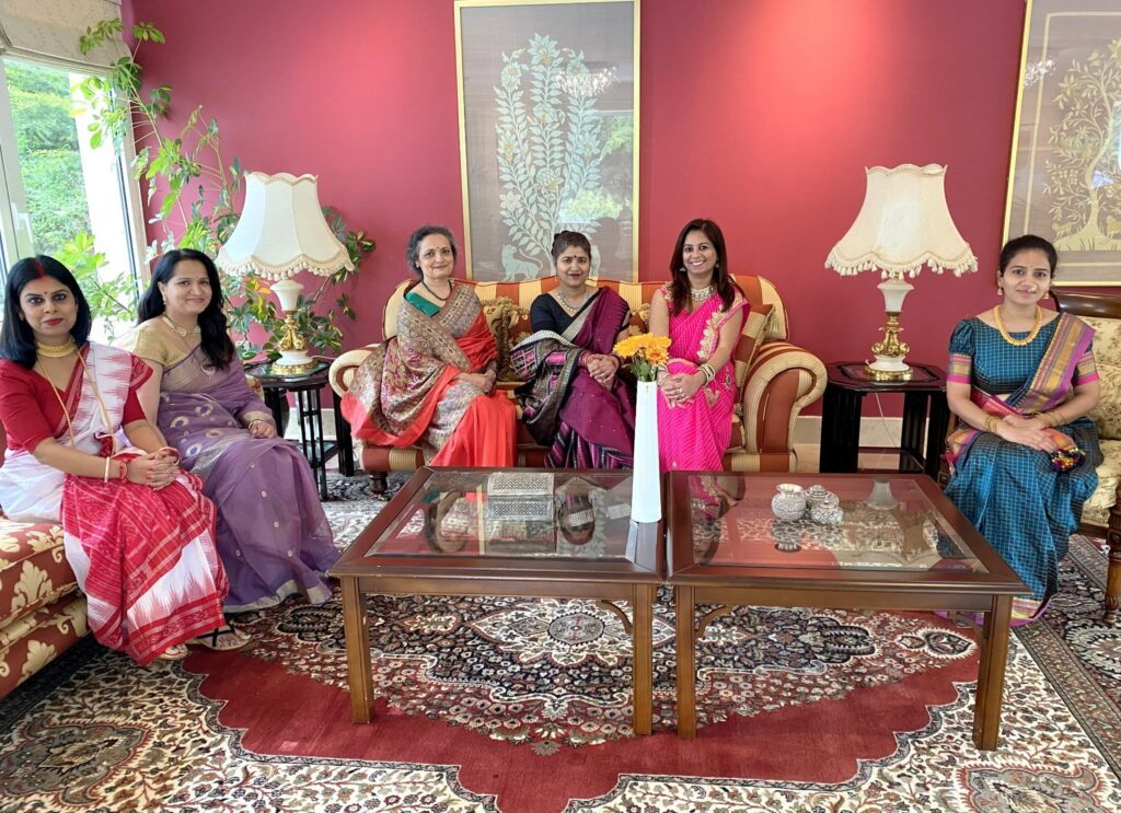 Indian Ladies in Ireland Saga of Sarees event