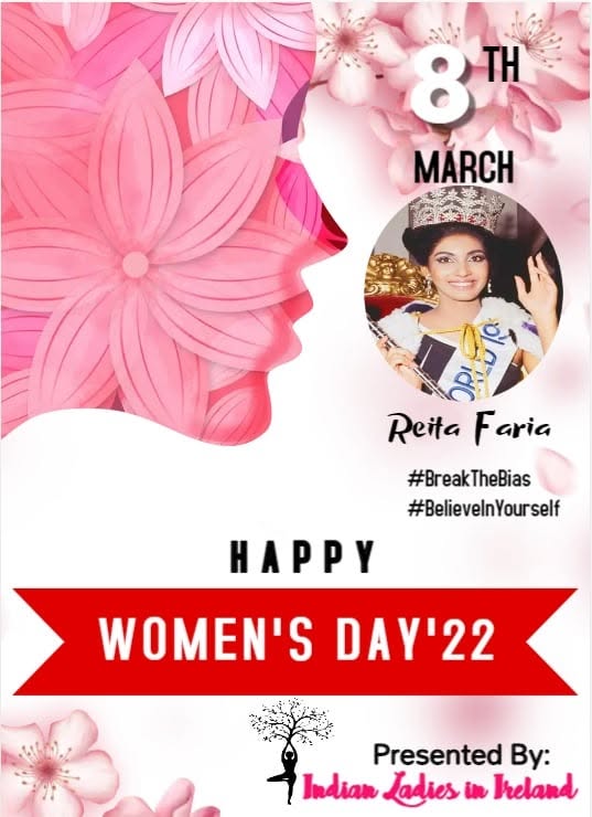 Reita Faria on Interantional Women's Day