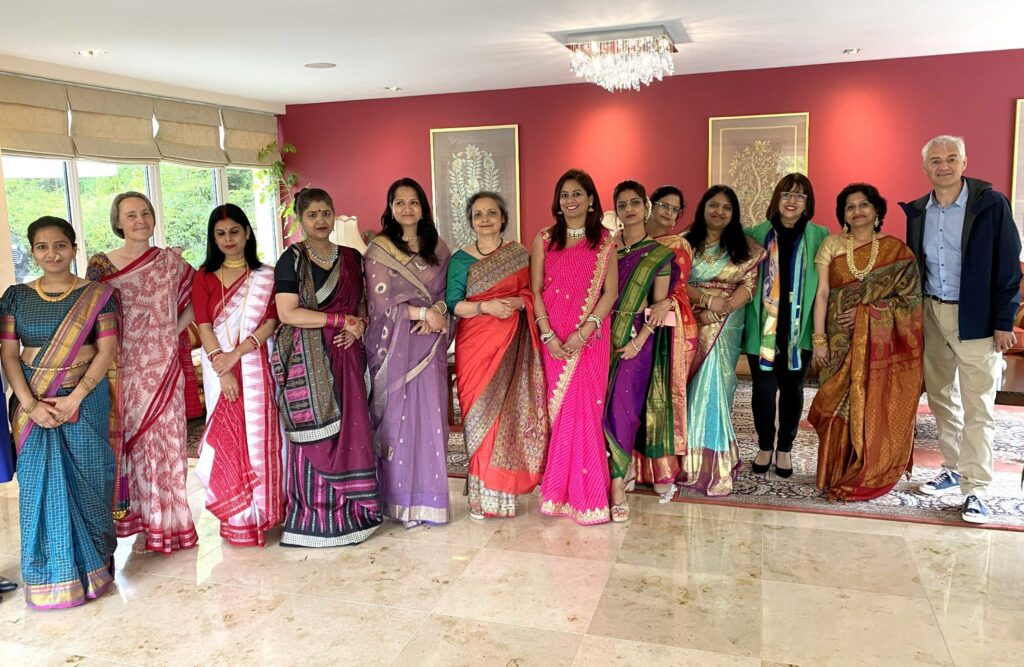 Indian Ladies in Ireland Saga of Sarees event